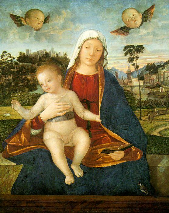Vittore Carpaccio Madonna and Blessing Child Sweden oil painting art